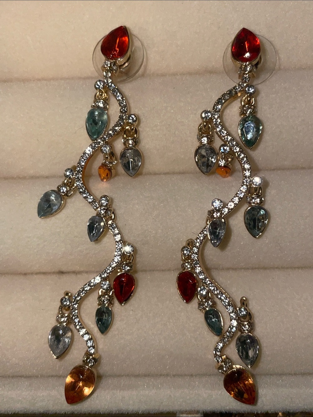 Christmas Light Earrings